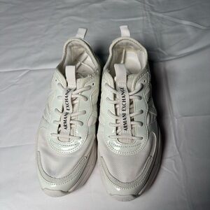 Armani Exchange White Chunky Sneakers